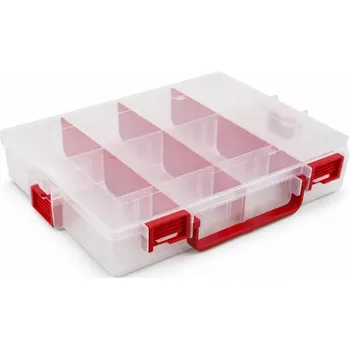 VISIBOX prázdný XL transparentní/červená