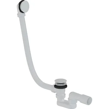 Sifon Sat Vanový automat click clack DN40/DN50 bílá lesklá plast AVA80CCB