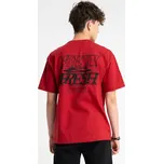 Reporter Young | Chlapecké červené tričko LOOSE s potiskem FRESH na zádech - Barva ČERVENÁ, Velikost 176 253-0440B-54-650-1