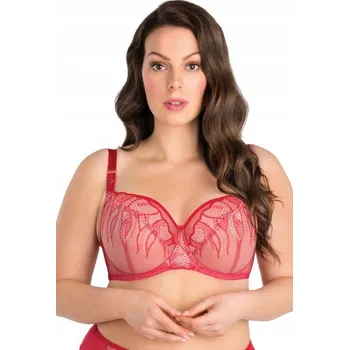 Podprsenka Gorsenia podprsenka měkká červená velikost 65G