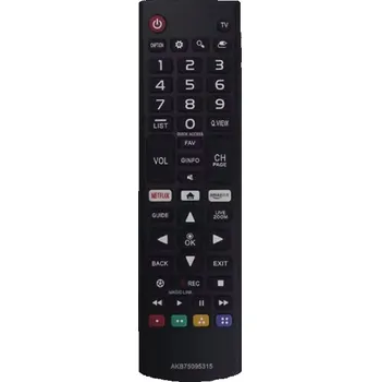 Dálkový ovladač Náhradní dálkový ovladač pro LG AKB75095315
