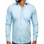 Denley pánská košile ležérní s dlouhým rukávem střih regular bavlna velikost L