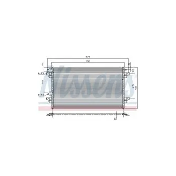 Chladič motoru Chladič klimatizace NISSENS 94551