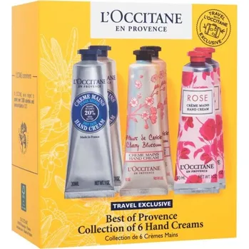 Kosmetická sada L´occitane Best Of Provence Collection Of 6 Hand Creams - Dárková sada krémů na ruce 30 ml
