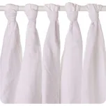 Dětské pleny z biobavlny XKKO Organic 70x70cm Staré časy - bílé