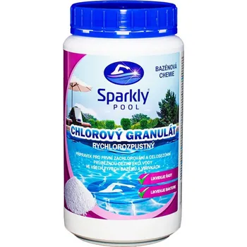 Bazénová chemie Sparkly pool chlorový granulát 1 kg