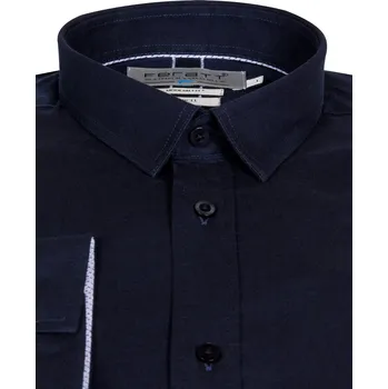 Pánská košile FERATT Košile ANDRIK modrá MODERN Velikost: XXXL