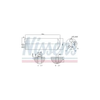 Chladič motoru Vysoušeč klimatizace NISSENS 95148