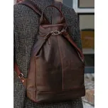 Dámský kožený batoh The Chesterfield Brand Menchester - hnědá