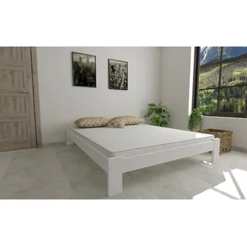 Postel Postel Adam 160 x 200 cm bílá masiv borovice + rošt ZDARMA