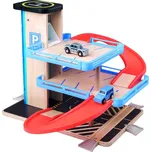 Woody garáž s výtahem a příslušenstvím - dřevo/plast