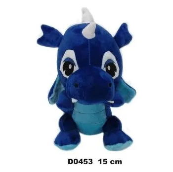 plyšák Smok granatowy niebieski 15cm