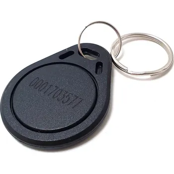 Příslušenství k domovnímu zvonku XtendLan Identifikační klíčenka k dveřním stanicím, RFID 13,56MHz - s číslem - black