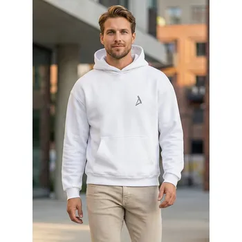 Pánská mikina Pánská mikina ALTISPORT BYB/ALM002BY284 BÍLÁ 4XL