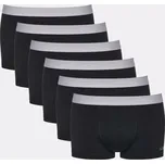 Pánské boxerky GO ABC 2.0 Hipster 6P - BLACK - černé 0004 - SLOGGI BLACK XXL