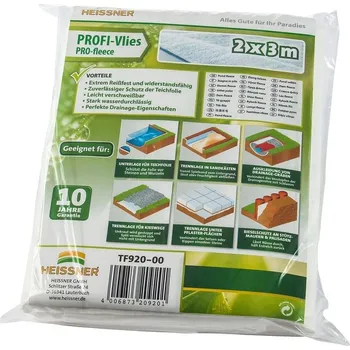 Jezírková fólie Heissner jezírková geotextilie pod fólii 3 x 4 m, síla 1 mm TF920 - 12
