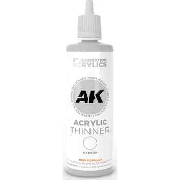 Ředidlo AK Interactive Acrylic Thinner 100ml