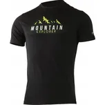 Pánské tričko Lasting EXPLORER 100% Merino vlna Černé (9090) L