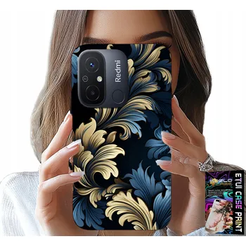 Pouzdro na mobilní telefon POUZDRO pro Xiaomi Redmi 12C - Elegantní zlaté módní kryt