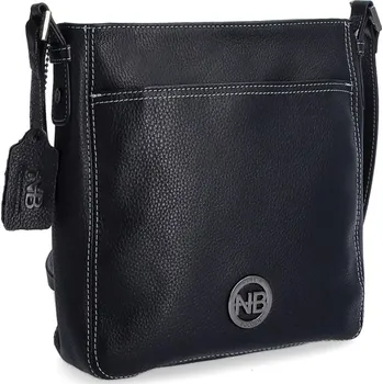 Kabelka Kožená crossbody kabelka NB3004 černá