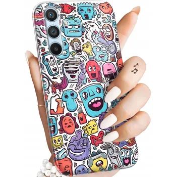 Pouzdro na mobilní telefon Zadní Kryt Hello Case pro Samsung Galaxy A34 5G vícebarevný