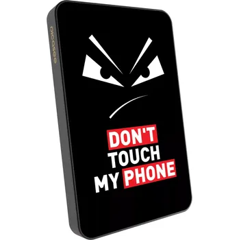 Powerbanka Picasee Powerbanka s MagSafe 5 000 mAh Šedá - Evil Eye - Transparent