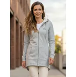 Dámská prodloužená mikina ALTISPORT BYB/ALW056BY148 SVĚTLE ŠEDÝ MELÍR XS