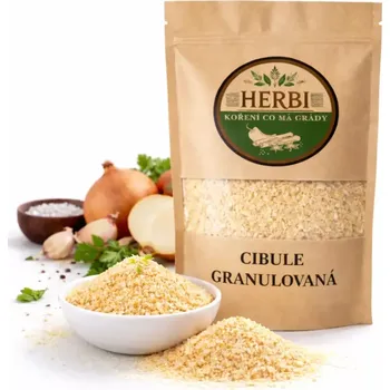 Koření Herbi Cibule bílá granulovaná, 100 g – univerzální základ kuchyně