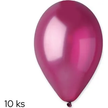 Balónek OB balónky GM90 - 10 balónků (bordó, metal)
