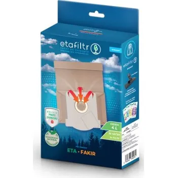 Příslušenství k vysavači Sáčky do vysavače ETA ETA 1454 (5 ks) hnědý