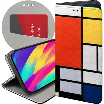 Pouzdro na mobilní telefon Flipové pouzdro Hello Case pro Xiaomi Redmi Note 14 červené