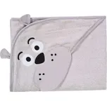 Dětská osuška Sensillo Water Friends 100x100 cm grey bear