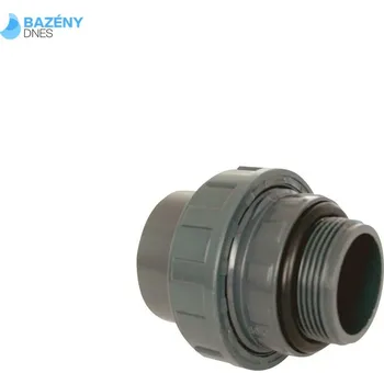 PVC tvarovka - Šroubení 50 x 1 1/2“ ext., s o - kroužkem