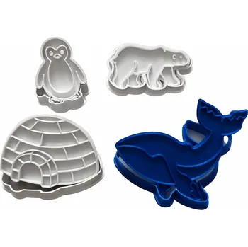 Dětské razítko Razítka 2v1: Polární vykrajovátka