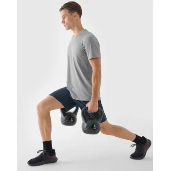 Oblečení a móda Pánské pravidelné rychleschnoucí tréninkové tričko 4F 4FWAW24TFTSM1003-25M s