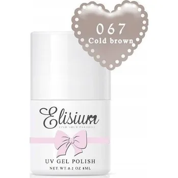 Lak na nehty Hybridní lak Elisium Cold Brown 8,00 ml
