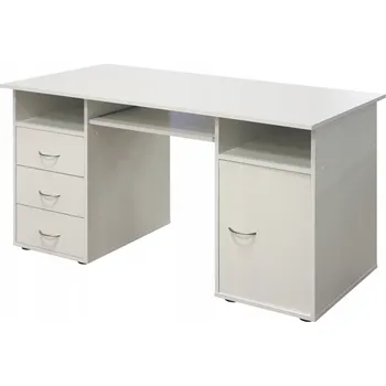Psací stůl Obdélníkový psací stůl IDEA nábytek 140 x 60 x 72 cm bílý