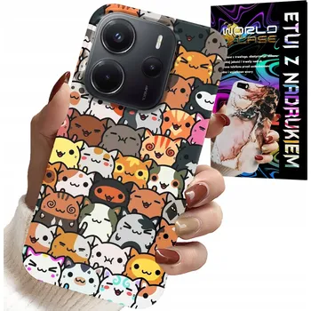 Pouzdro na mobilní telefon POUZDRO PRO XIAOMI NOTE 14 4G - ZADNÍ KRYT S ROZTOMILÝMI KOČIČKAMI, KOČKAMI, KRYT