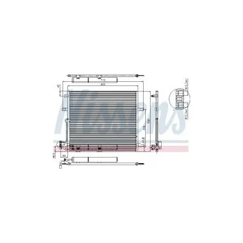 Chladič motoru Chladič klimatizace NISSENS 94897