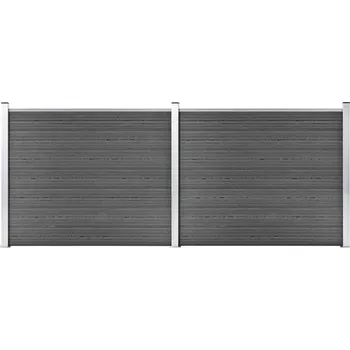 Plot Set plotového dílce WPC 353 x 146 cm černý3070459