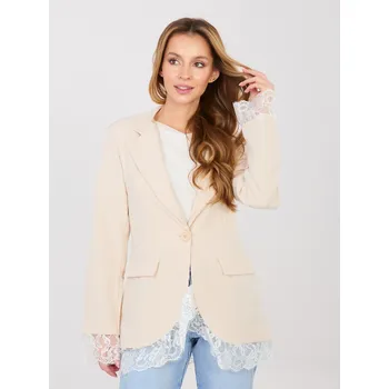 Dámské sako Blejzr IT MA 60155.12 světle béžový jedna velikost