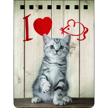 Blok Zápisník 3D - I love mice A7