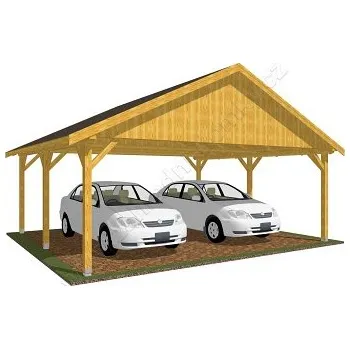 Přístřešek na auto Garážové stání s plným štítem 600x500 2SPŠ