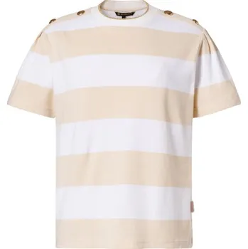 Dámské tričko Dámské tričko Goldbergh LIDO - béžová/bílá M