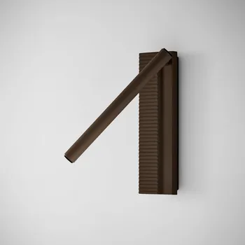 Lampička Bover LED nástěnné světlo Arid A/03 hnědé, hliník, 2 700 K hnědý 1 x 2,1 W LED - Doprava zdarma