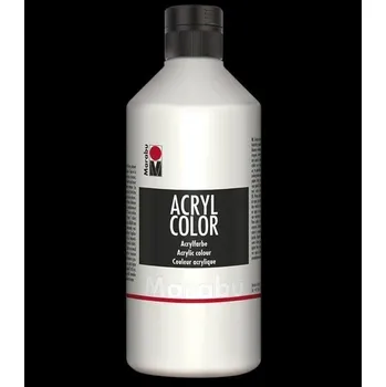 Marabu Acryl Color akrylová barva - bílá 500 ml