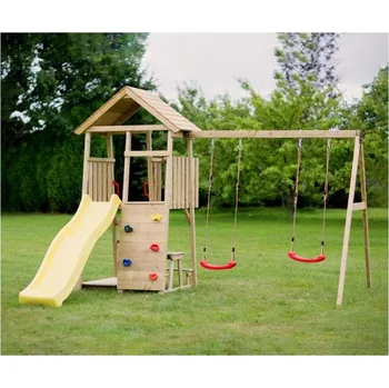 Dětské hřiště Dřevěná hrací věž – Wendi Toys Giraffe