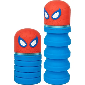 Penál Cerda 3D pouzdro SPIDERMAN silikon modročervené 20 cm