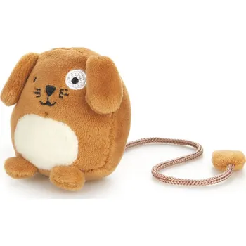 Záložka Záložka, woof, hnědá, polyester, 6x6x5