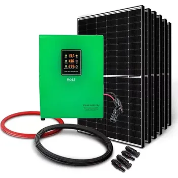 Ohřívač vody Fotovoltaický systém pro ohřev teplé vody se 6 panely (Výkon 2700Wp)